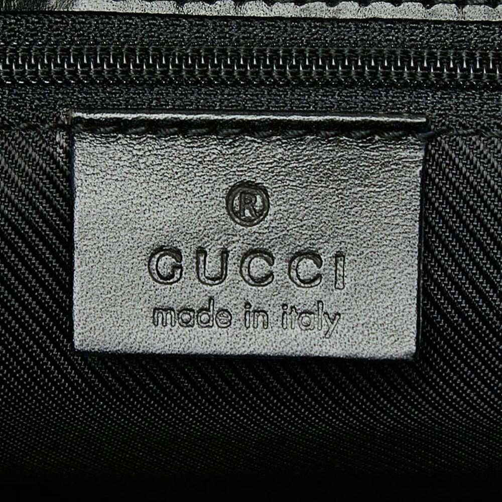 GUCCI Authentic Black Leather Jackie Shoulder Bag - Picture 9 of 10